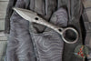 Half Face Blades- Ringstrike Fixed Blade- Rockwork Textured- Black Cerakoted Blade