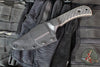 Half Face Blades- Cavner- Textured Black And OD Green Micarta Handle Scales- Midnight Bronze Cerakoted S45VN Blade
