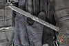Half Face Blades- OSS Spike- Black G-10 Handle Scales- Armor Black Cerakoted Spike