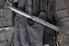 Half Face Blades- OSS Spike- Black G-10 Handle Scales- Armor Black Cerakoted Spike