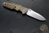 Hinderer Eklipse 3.5" Spearpoint Blade- AUTOMATIC-  Stonewash Bronze Titanium- Stonewash Finish S45VN Blade