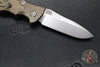 Hinderer Eklipse 3.5" Spearpoint Blade- AUTOMATIC-  Stonewash Bronze Titanium- Stonewash Finish S45VN Blade