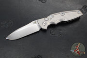 Hinderer Eklipse 3.5" Spearpoint Blade- AUTOMATIC-  Stonewash Titanium- Stonewash Finish S45VN Blade