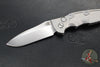 Hinderer Eklipse 3.5" Spearpoint Blade- AUTOMATIC-  Stonewash Titanium- Stonewash Finish S45VN Blade