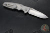 Hinderer Eklipse 3.5" Spearpoint Blade- AUTOMATIC-  Stonewash Titanium- Stonewash Finish S45VN Blade