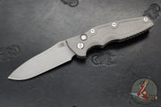 Hinderer Eklipse 3.5" Spearpoint Blade- AUTOMATIC- Working Finish Titanium- Working Finish S45VN Blade