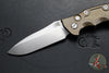 Hinderer Eklipse 3.5"- AUTOMATIC- Spearpoint Blade- Stonewash Bronze Finished Titanium- Stonewash Finished S45VN Blade