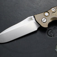 Hinderer Eklipse 3.5"- AUTOMATIC- Spearpoint Blade- Stonewash Bronze Finished Titanium- Stonewash Finished S45VN Blade