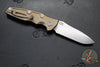 Hinderer Eklipse 3.5"- AUTOMATIC- Spearpoint Blade- Stonewash Bronze Finished Titanium- Stonewash Finished S45VN Blade