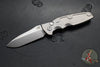 Hinderer Eklipse 3.5"- AUTOMATIC- Spearpoint Blade- Stonewash Finished Titanium- Stonewash Finished S45VN Blade