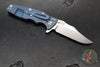 Hinderer Eklipse 3.5"- Bowie Edge- Battle Blue Ti And Various G-10 Handles- Stonewash S45VN Blade