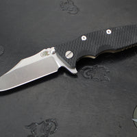 Hinderer Eklipse 3.5"- Bowie Edge- Battle Bronze Ti And Various G-10 Handle- Stonewash S45VN Blade