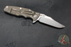 Hinderer Eklipse 3.5"- Bowie Edge- Battle Bronze Ti And Various G-10 Handle- Stonewash S45VN Blade