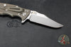 Hinderer Eklipse 3.5"- Bowie Edge- Battle Bronze Ti And Various G-10 Handle- Stonewash S45VN Blade