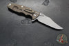 Hinderer Eklipse 3.5"- Bowie Edge- Battle Bronze Ti And Various G-10 Handles- Working Finish S45VN Blade