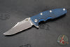 Hinderer Eklipse 3.5"- Bowie Edge- Battle Bronze Ti And Various G-10 Handle- Stonewash S45VN Blade