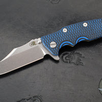 Hinderer Eklipse 3.5"- Bowie Edge- Battle Bronze Ti And Various G-10 Handle- Stonewash S45VN Blade