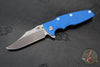 Hinderer Eklipse 3.5"- Bowie Edge- Battle Bronze Ti And Various G-10 Handle- Stonewash S45VN Blade