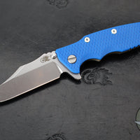 Hinderer Eklipse 3.5"- Bowie Edge- Battle Bronze Ti And Various G-10 Handle- Stonewash S45VN Blade