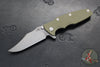 Hinderer Eklipse 3.5"- Bowie Edge- Battle Bronze Ti And Various G-10 Handles- Working Finish S45VN Blade