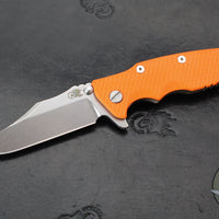 Hinderer Eklipse 3.5"- Bowie Edge- Battle Bronze Ti And Various G-10 Handle- Stonewash S45VN Blade