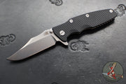 Hinderer Eklipse 3.5"- Bowie Edge- Working Finish Ti And Various G-10 Handles- Stonewash S45VN Blade