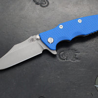 Hinderer Eklipse 3.5"- Bowie Edge- Working Finish Ti And Various G-10 Handles- Working Finish S45VN Blade