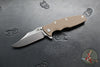 Hinderer Eklipse 3.5"- Bowie Edge- Working Finish Ti And Various G-10 Handles- Stonewash S45VN Blade