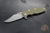 Hinderer Eklipse 3.5"- Bowie Edge- Working Finish Ti And Various G-10 Handles- Working Finish S45VN Blade