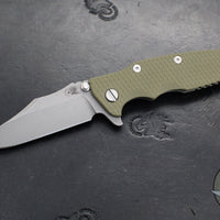 Hinderer Eklipse 3.5"- Bowie Edge- Working Finish Ti And Various G-10 Handles- Working Finish S45VN Blade