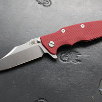 Hinderer Eklipse 3.5"- Bowie Edge- Working Finish Ti And Various G-10 Handles- Stonewash S45VN Blade