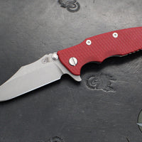 Hinderer Eklipse 3.5"- Bowie Edge- Working Finish Ti And Various G-10 Handles- Working Finish S45VN Blade