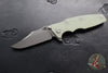 Hinderer Eklipse 3.5"- Bowie Edge- Working Finish Ti And Various G-10 Handles- Stonewash S45VN Blade