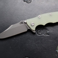 Hinderer Eklipse 3.5"- Bowie Edge- Working Finish Ti And Various G-10 Handles- Stonewash S45VN Blade