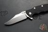 Hinderer Eklipse 3.5"- Bowie Edge- Battle Blue Ti And Black G-10 Handle- Stonewash S45VN Blade