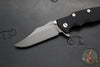 Hinderer Eklipse 3.5"- Bowie Edge- Battle Blue Ti And Black G-10 Handle- Working Finish S45VN Blade