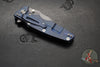 Hinderer Eklipse 3.5"- Bowie Edge- Battle Blue Ti And Black G-10 Handle- Working Finish S45VN Blade