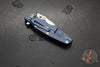 Hinderer Eklipse 3.5"- Bowie Edge- Battle Blue Ti And BlueBlack G-10 Handle- Stonewash S45VN Blade