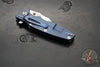 Hinderer Eklipse 3.5"- Bowie Edge- Battle Blue Ti And Blue G-10 Handle- Stonewash S45VN Blade