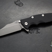 Hinderer Eklipse 3.5"- Bowie Edge- Battle Bronze Ti And Black G-10 Handle- Working Finish S45VN Blade