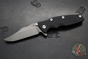 Hinderer Eklipse 3.5"- Bowie Edge- Battle Bronze Ti And Black G-10 Handle- Working Finish S45VN Blade