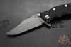 Hinderer Eklipse 3.5"- Bowie Edge- Battle Bronze Ti And Black G-10 Handle- Working Finish S45VN Blade