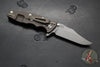 Hinderer Eklipse 3.5"- Bowie Edge- Battle Bronze Ti And Black G-10 Handle- Working Finish S45VN Blade