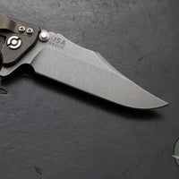 Hinderer Eklipse 3.5"- Bowie Edge- Battle Bronze Ti And Black G-10 Handle- Working Finish S45VN Blade