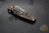 Hinderer Eklipse 3.5"- Bowie Edge- Battle Bronze Ti And Black G-10 Handle- Working Finish S45VN Blade