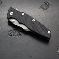 Hinderer Eklipse 3.5"- Bowie Edge- Battle Bronze Ti And Black G-10 Handle- Working Finish S45VN Blade