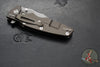 Hinderer Eklipse 3.5"- Bowie Edge- Battle Bronze Ti And OD Green G-10 Handle- Working Finish S45VN Blade