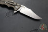 Hinderer Eklipse 3.5"- Bowie Edge- Battle Bronze Ti And Red G-10 Handle- Stonewash S45VN Blade