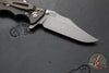 Hinderer Eklipse 3.5"- Bowie Edge- Battle Bronze Ti And Red G-10 Handle- Working Finish S45VN Blade