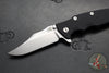 Hinderer Eklipse 3.5"- Bowie Edge- Stonewash Blue Finished Ti And Black G-10 Handle- Stonewash S45VN Blade